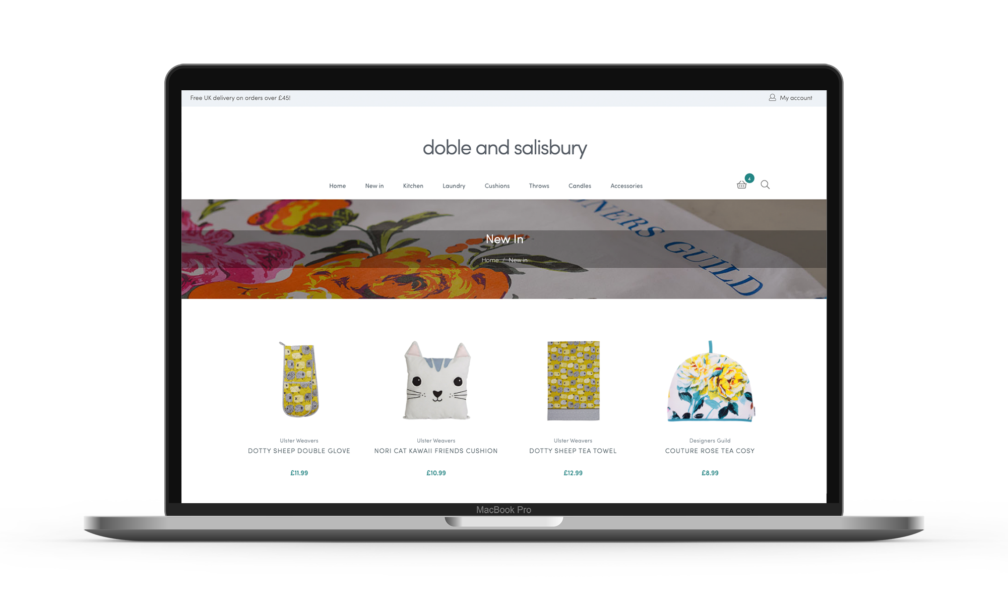 E-Commerce website design
